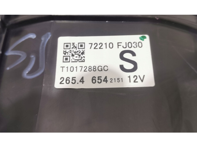 Вентилятор печки    72210FJ030   Subaru Forester SJ