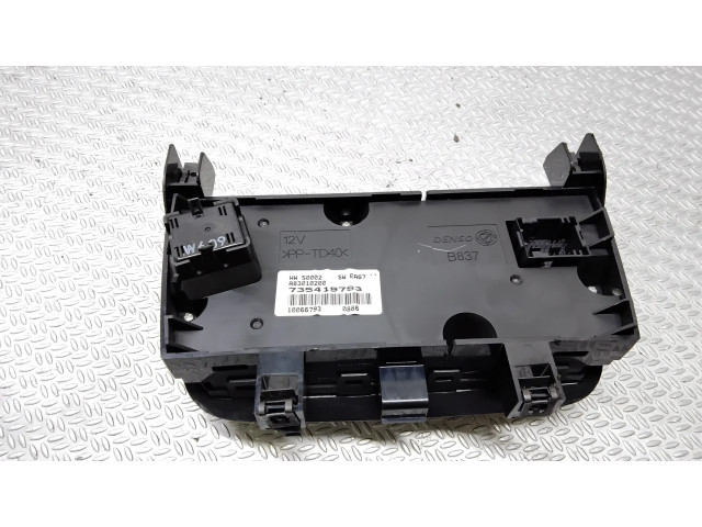 Блок управления климат-контролем 735419793   Fiat Grande Punto
