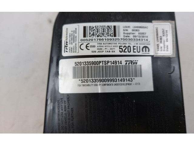 Подушка безопасности в сиденье 52017661, 52017661 Jeep Renegade