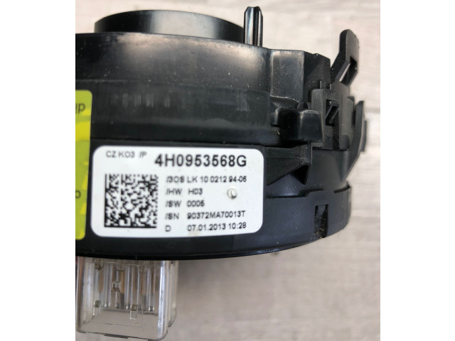 Полоса надувных подушек (кольцо srs) Audi A6 S6 C7 4G 2011 - 2018 года 4H0953568G, 90372MA70013T