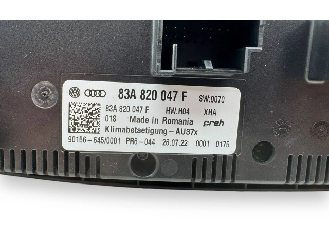 Блок управления климат-контролем 83A820047F Audi Q2