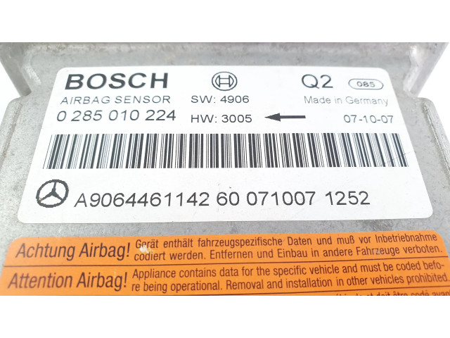 Блок подушек безопасности A9064461142, 0285010224   Mercedes-Benz Vito Viano W639