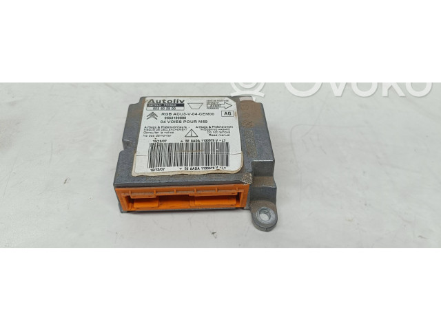 Блок подушек безопасности 9653190880, 603602500 Citroen Berlingo