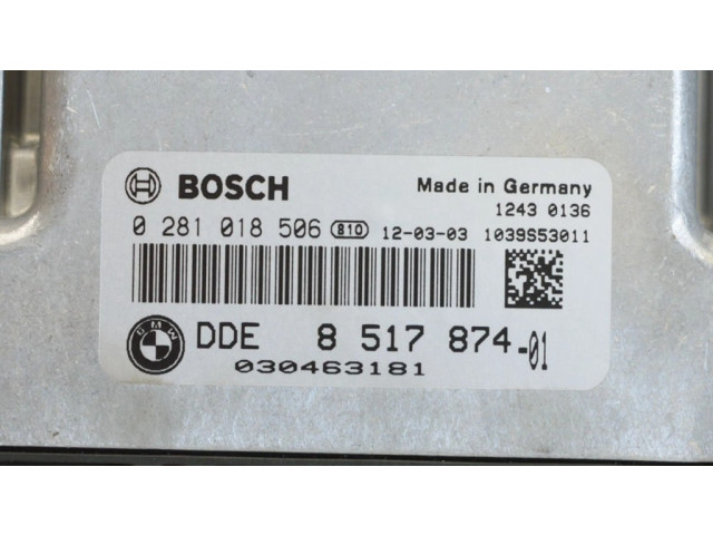 Řídící jednotka 8517874 BMW 3 F30 F35 F31 2012