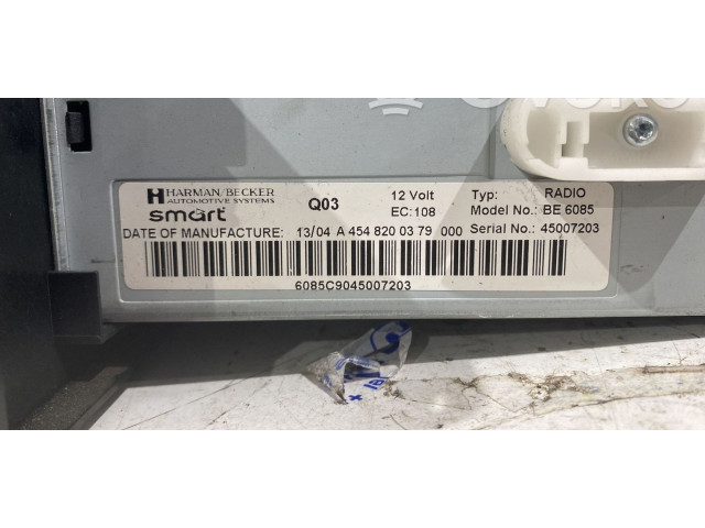 Радио/ проигрыватель CD/DVD / навигация Smart ForTwo I