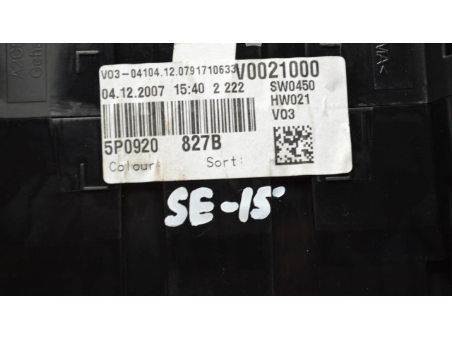Přístrojová deska Seat Altea XL 2008 5P0920827B, 0021000