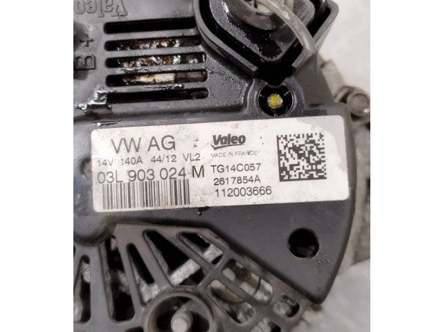 Генератор 03L903024M, 112003666   Volkswagen Touran II      