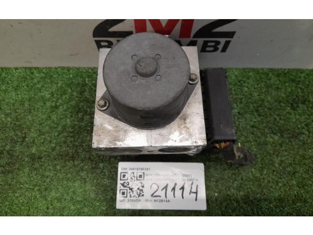 Блок АБС 34516790381, 34516790381   Mini  One - Cooper R50 - 53  2001 - 2006 года