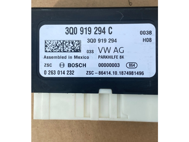 Блок управления парковки 3Q0919294C, 3Q0919294   Skoda Kodiaq