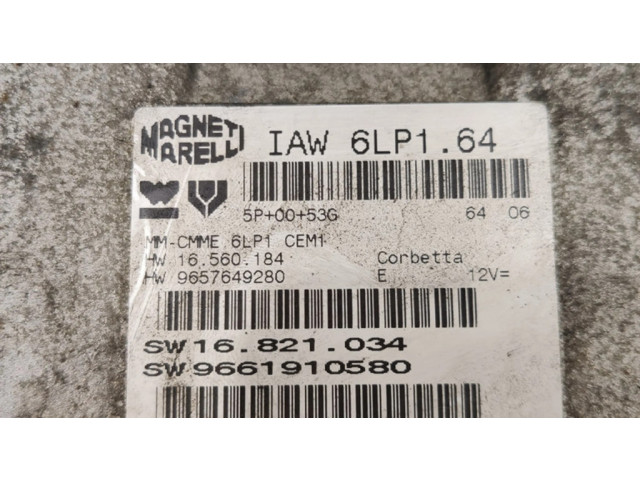 Блок управления двигателем Блок управления 9661910580, 6LP1 Citroen Xsara Picasso