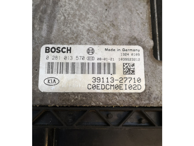 Блок управления двигателя 0281013570, 3911327710   KIA Ceed
