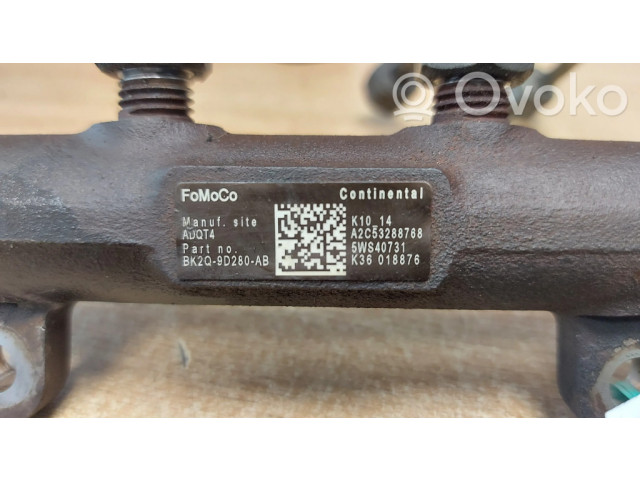 Топливная рампа BK2Q9D280AB   Citroen Jumper 2.2 