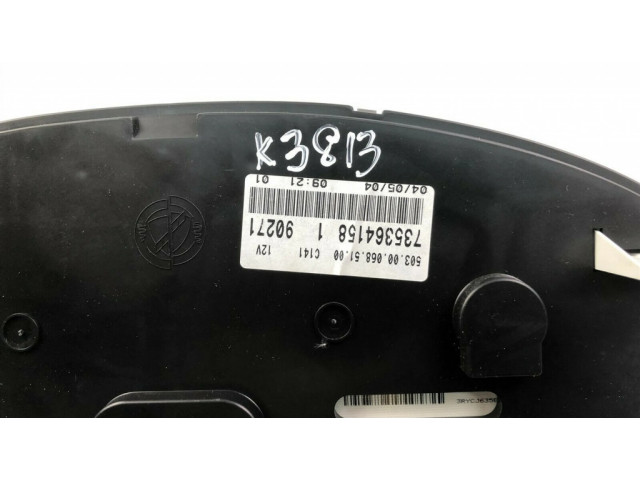 Панель приборов 735364158, K3813   Fiat Idea       