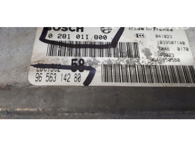 Блок управления двигателя 9656314280   Citroen C8