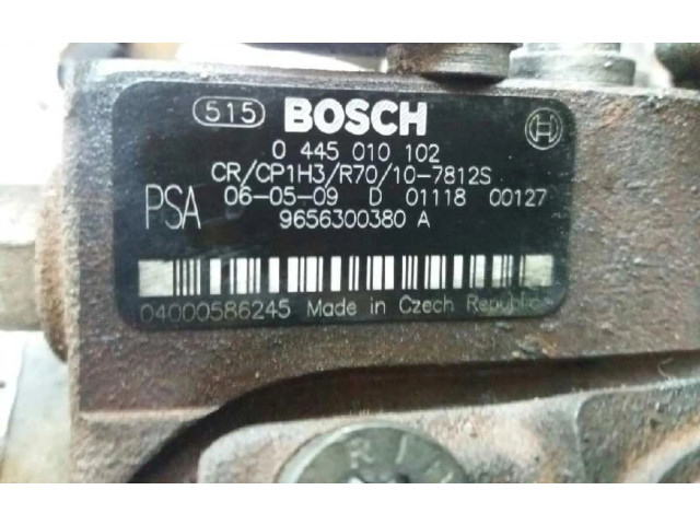 Vstřikovací čerpadlo 0445010102, BOMBAINYECCION Peugeot 207 CC