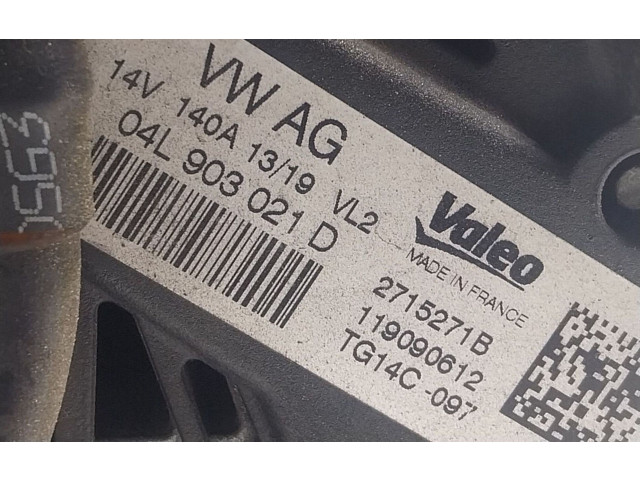 Генератор 04L903021D, 04L903021D Volkswagen Golf SportWagen