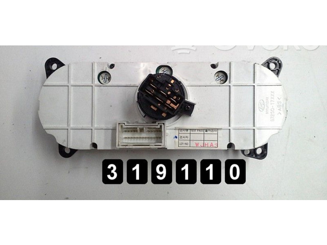 Блок управления климат-контролем 97250-17XXX Chevrolet Matiz