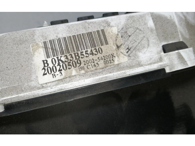 Přístrojová deska KIA Rio 2003 0K33B55430, 20020509