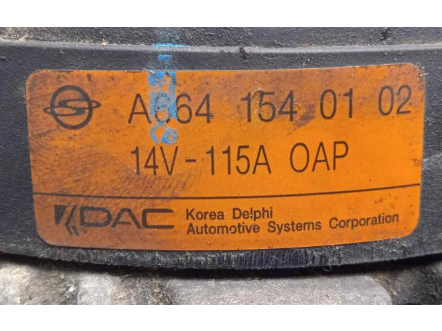 Генератор A6641540102, 115AH-DAC SsangYong Kyron