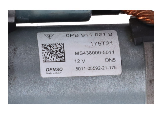 Turbodmychadlo Стартер 0PB911021B Porsche 911