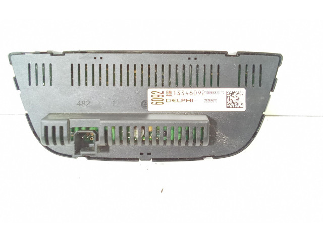 Блок управления климат-контролем 13346092, 13346092   Opel Meriva B