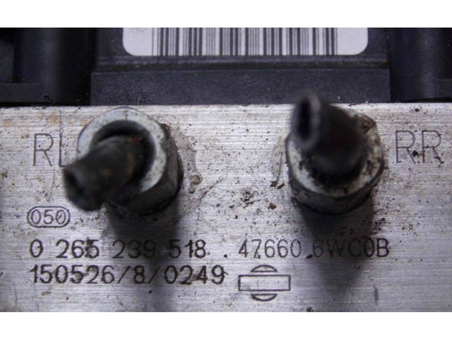 Блок АБС 476606WC0B, 0265952239 Infiniti QX50 (J50) 2013-2017 года