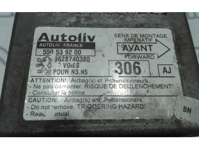 Блок управления надувных подушек 9628740380   Peugeot  306   -  года