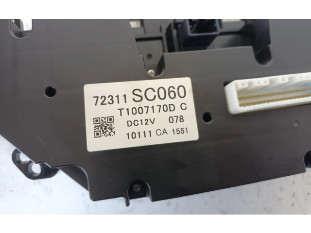 Блок управления климат-контролем 72311SC060, 72311SC060   Subaru Forester SH
