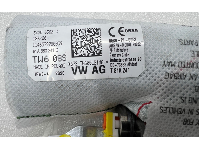 Надувная подушка для сиденья 81A880241D Audi Q2 -