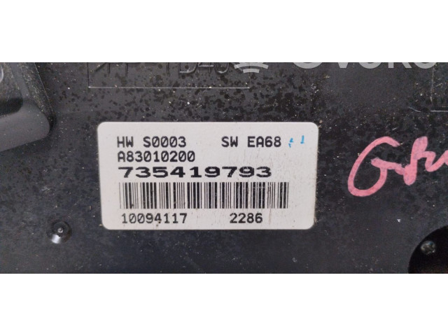 Блок управления климат-контролем 735419793, 735419793   Fiat Grande Punto