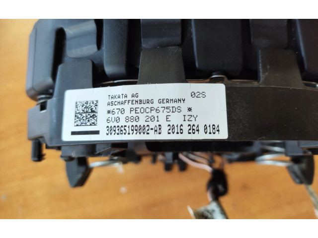Подушка безопасности водителя 6V0880201E Skoda Fabia Mk3 (NJ)
