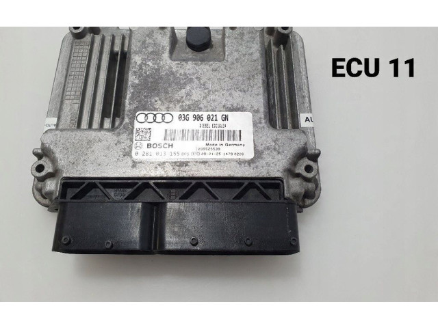 Блок управления двигателя 03G906021GN, 0281013155   Audi A3 S3 8P