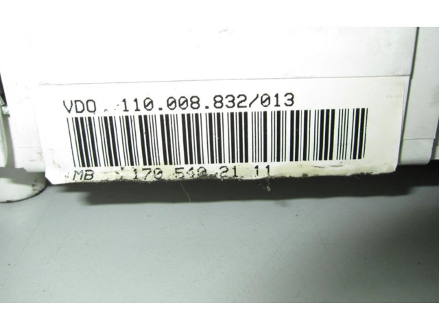 Přístrojová deska Mercedes-Benz SLK R170 88458012