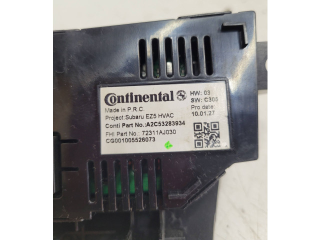 Блок управления климат-контролем A2C53283934, 72311AJ030   Subaru Outback