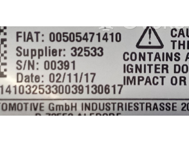 Боковая подушка безопасности 505471410, 505471410   Alfa Romeo Giulia