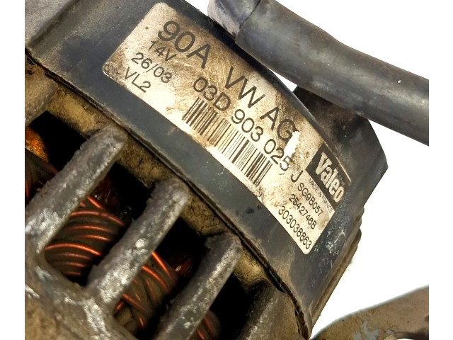 Генератор 03D903025J, 03D903025J Skoda Fabia Mk1 (6Y)