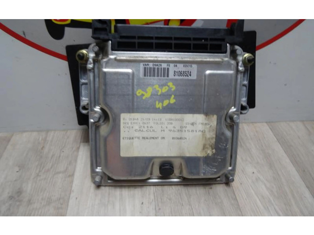 Řídící jednotka 1929ZH, 1929ZH Peugeot 406 2000