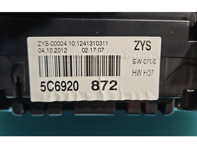 Панель приборов 5C6920872, IMPRK1459906 Volkswagen Jetta VI