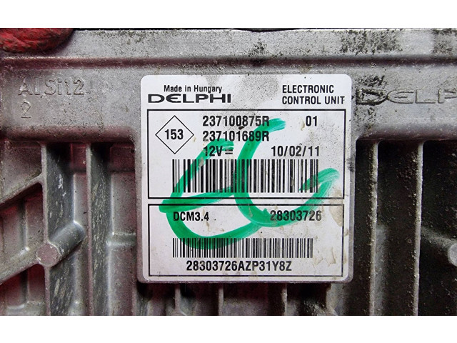 Řídící jednotka 237100875R Nissan Note (E11) 2011