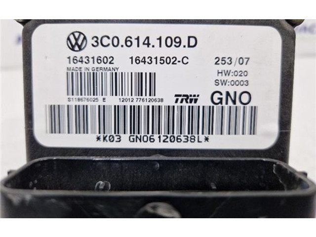 Блок управления АБС 3C0614109D, GNO6120638L   Volkswagen PASSAT B6
