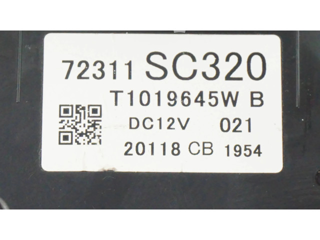 Блок управления климат-контролем T1019645W, 72311SC320 Subaru Forester SJ