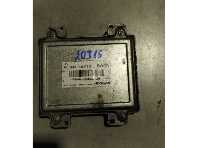Блок управления двигателя 12647212 Opel Meriva B