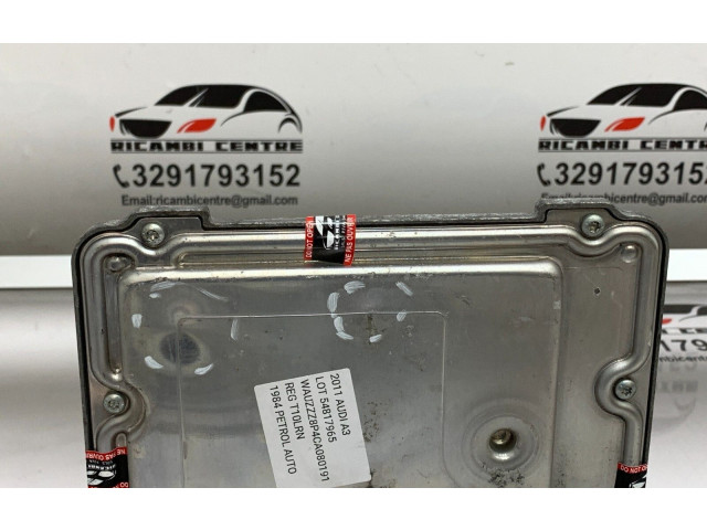 Блок управления двигателем Блок управления 8P0907115BA, 0261S05898   Audi A3 8Y