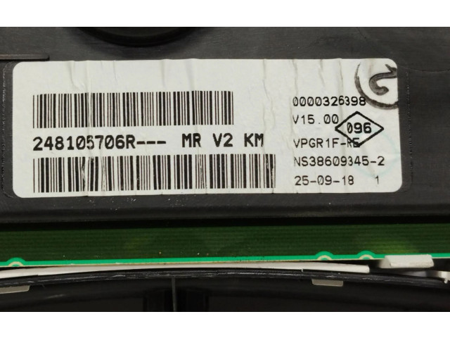 Přístrojová deska Renault Sandero I 2018 248105706R