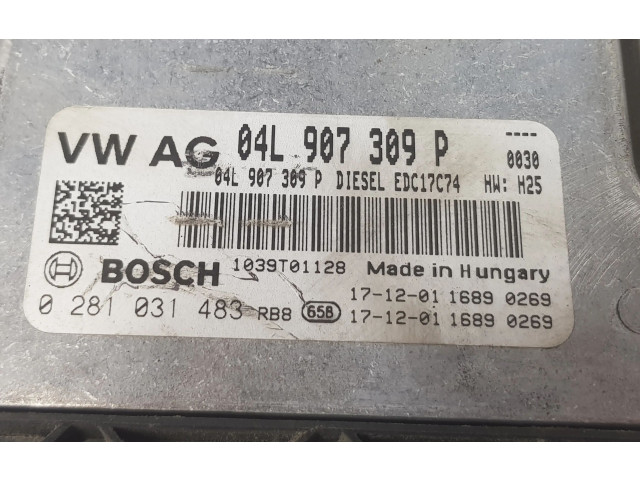 Блок управления двигателя 04L907309P, 04L906026LQ Skoda Superb B8 (3V)