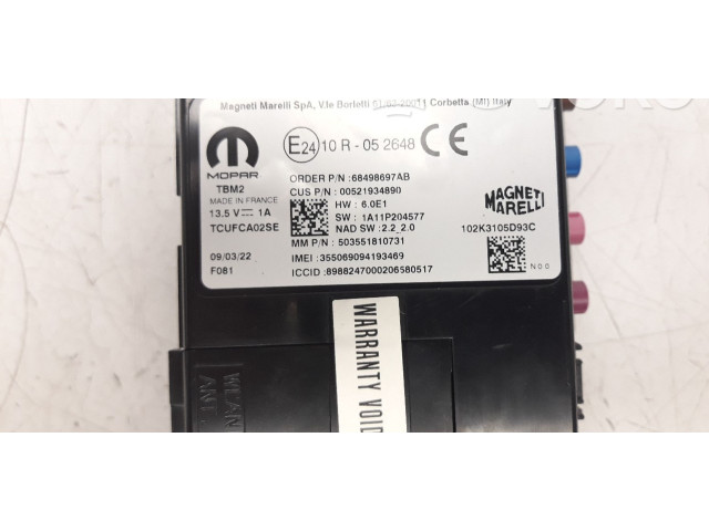 Pojistková skříňka Другие блоки управления / модули 521934890, 68498697AB Alfa Romeo Stelvio 2022