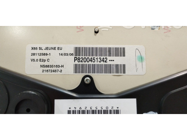 Панель приборов 8200451342   Renault Clio II       