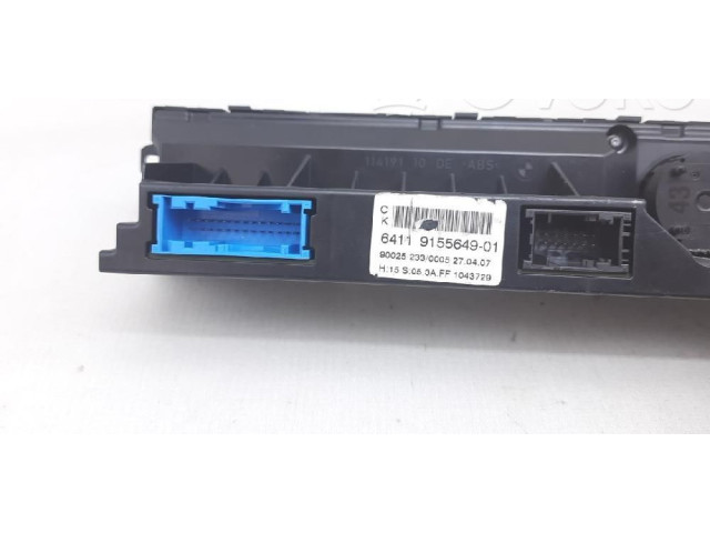 Блок управления климат-контролем 64119122396, 9155649-01   BMW 5 E60 E61