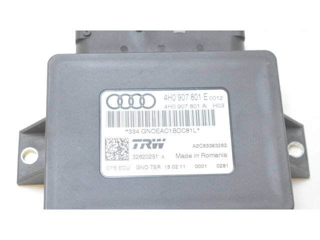 Блок управления заднего тормоза (EMF) 4H0907801 Audi A7 S7 4G