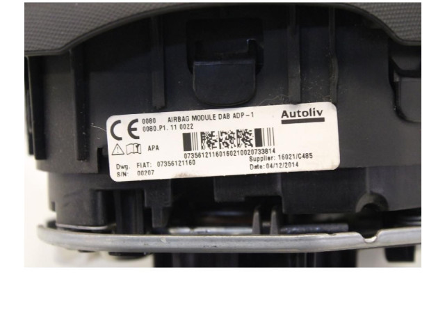 Подушка безопасности водителя 07356121160 Fiat 500L